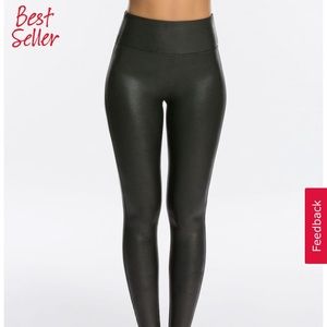 LIKE NEW Spanx leggings faux leather